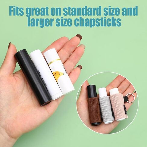 Cookooky chapstick حامل المفتاح اللطيف التصميم الحد الأدنى تصميم الشفة بلسم حامل المفاتيح in Kuwait