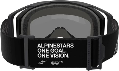 Alpinestars Vision 8 MX ATV MTB Off Road Goggle (Black - Mirror Red Lens) in Saudi Arabia