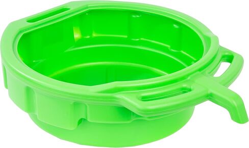 OEMTOOLS 87034 Oil Drain Pan, 4 Gallon Oil Pan, Heavy Duty Polyethylene, Pour Spout, No-Splash Lip, 3 Ergonomic Handles, Stackable Design in Saudi Arabia