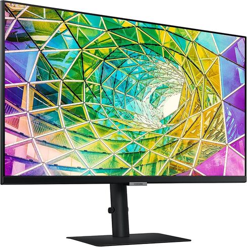 SAMSUNG ViewFinity S80A Series 27-Inch 4K UHD (3840x2160) Computer Monitor, HDMI, USB Hub, HDR10 (1 Billion Colors), Height Adjustable Stand, TUV-Certified Intelligent Eye Care (LS27A804NMNXGO),Black in Saudi Arabia