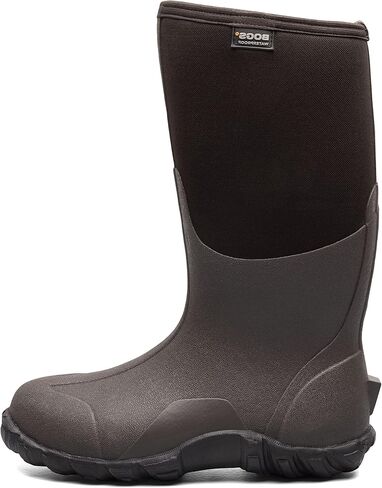 Bogs Men's Classic High-M Waterproof Insulated Rain Boot, Black, 10 D(M) US in Kuwait