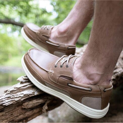 Dockers Men's Beacon Boat Shoe, Dark Tan, 11.5 M US in Saudi Arabia