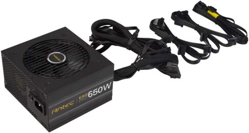 Antec Earthwatts Gold Pro Series EA750G Pro White ، 750W شبه معياري مع تصميم محول تيار مستمر إلى تيار مستمر ، قبعات يابانية ، تصميم PhaseWave مروحة صامتة 120 مم وضمان 7 سنوات in Kuwait