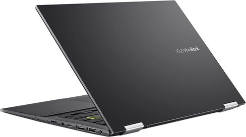 ASUS VivoBook Flip 14 Thin and Light 2-in-1 Laptop, 14” FHD Touch, 11th Gen Intel Core i3-1115G4, 4GB RAM, 128GB SSD, Thunderbolt 4, Fingerprint, Windows 10 Home in S Mode, Indie Black, TP470EA-AS34T in Saudi Arabia