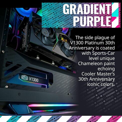 Cooler Master V750 Gold V2 Full Modular,750W, 80+ Gold Efficiency, Semi-fanless Operation, 16AWG PCIe high-Efficiency Cables, 10 Year Warranty in Saudi Arabia