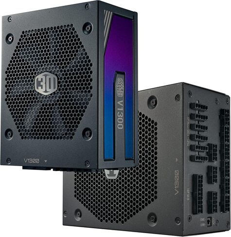 Cooler Master V750 Gold V2 Full Modular,750W, 80+ Gold Efficiency, Semi-fanless Operation, 16AWG PCIe high-Efficiency Cables, 10 Year Warranty in Saudi Arabia