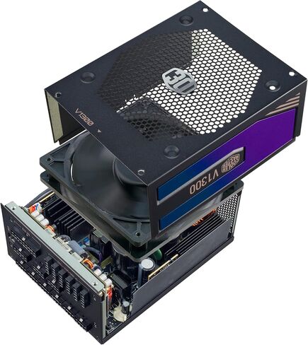 Cooler Master V750 Gold V2 Full Modular,750W, 80+ Gold Efficiency, Semi-fanless Operation, 16AWG PCIe high-Efficiency Cables, 10 Year Warranty in Saudi Arabia