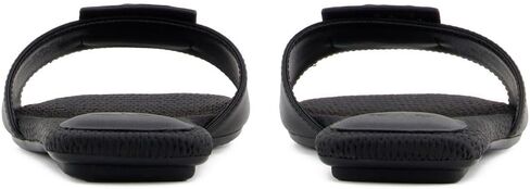 Armani Exchange Slide Women's Pluded on Sandal مع شعار في الأعلى in Saudi Arabia