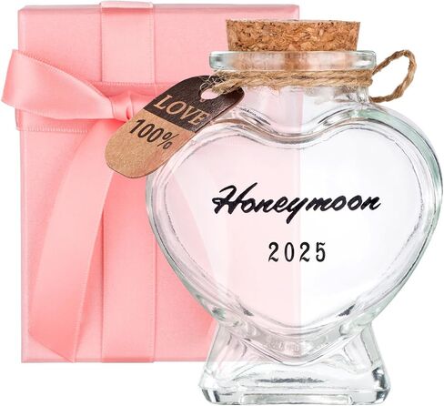 Honeymoon Sand Keepsake Jar 2025, Engagement Gift, Wedding Gift, Bridal Shower Gift, Romantic Honeymoon Gifts for Newlywed Couple(Equipped with a gift box) in Saudi Arabia