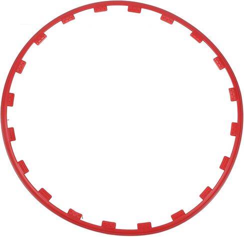 FOSA 4Pcs Wheel Rim Ring, Stylish Sturdy Wheel Edges Trim Protector Ring for 19 Inch Wheels, Replacement for Cars and Trucks (Red) in Kuwait