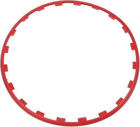 FOSA 4Pcs Wheel Rim Ring, Stylish Sturdy Wheel Edges Trim Protector Ring for 19 Inch Wheels, Replacement for Cars and Trucks (Red) in Kuwait