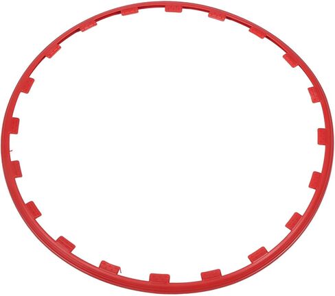 FOSA 4Pcs Wheel Rim Ring, Stylish Sturdy Wheel Edges Trim Protector Ring for 19 Inch Wheels, Replacement for Cars and Trucks (Red) in Kuwait