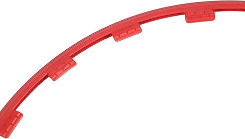 FOSA 4Pcs Wheel Rim Ring, Stylish Sturdy Wheel Edges Trim Protector Ring for 19 Inch Wheels, Replacement for Cars and Trucks (Red) in Kuwait