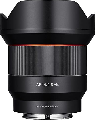 Samyang SYIO14AF-E 14mm F2.8 Full Frame Auto Focus Lens for Sony E-Mount, Black in Saudi Arabia