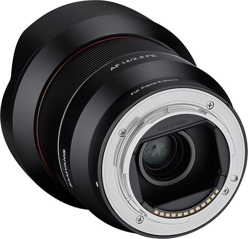 Samyang SYIO14AF-E 14mm F2.8 Full Frame Auto Focus Lens for Sony E-Mount, Black in Saudi Arabia