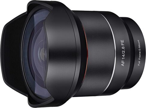 Samyang SYIO14AF-E 14mm F2.8 Full Frame Auto Focus Lens for Sony E-Mount, Black in Saudi Arabia