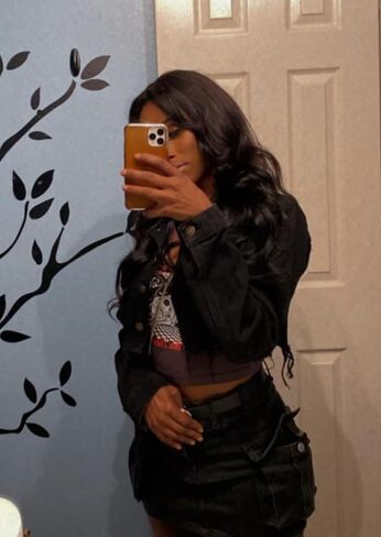 CutieLove Women's Cropped Denim Jackets Long Sleeve Destroyed Crop Top Casual Jean Coat in Kuwait