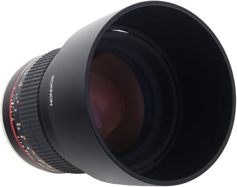 عدسة دوارة 85M-C 85mm F1.4 من روكينون لكاميرا كانون (اسود) in Saudi Arabia