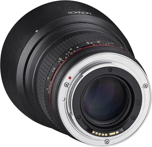 عدسة دوارة 85M-C 85mm F1.4 من روكينون لكاميرا كانون (اسود) in Saudi Arabia