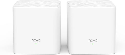 Tenda Whole Home Mesh WiFi System - Dual Band AC1200 Router Replacement for SmartHome,Works with Amazon Alexa for 3000 sq.ft 3+ Room Coverage (MW3 2PK) in Saudi Arabia