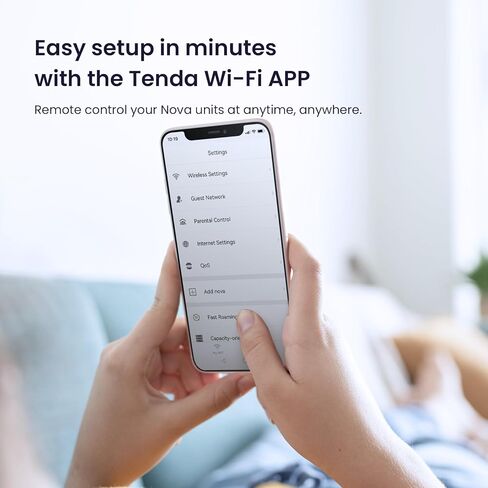 Tenda Whole Home Mesh WiFi System - Dual Band AC1200 Router Replacement for SmartHome,Works with Amazon Alexa for 3000 sq.ft 3+ Room Coverage (MW3 2PK) in Saudi Arabia
