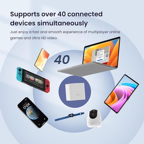 Tenda Whole Home Mesh WiFi System - Dual Band AC1200 Router Replacement for SmartHome,Works with Amazon Alexa for 3000 sq.ft 3+ Room Coverage (MW3 2PK) in Saudi Arabia