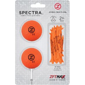 Zero Friction Spectra 2 Ball/Tee Pack