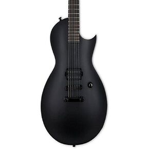 ESP LTD EC-Black Metal Electric Guitar, Black Satin