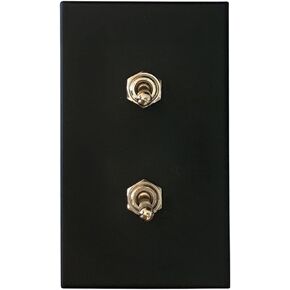 Retro Interior Light Switch ON-Off Set, Switch Plate, Toggle Switch 15A, 250V, AC, 2Pin (White 002) in Saudi Arabia