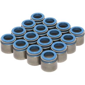 Comp Cams 518-16 Set of 16 Metal Body Viton Valve Seals for .530"" Guide Size, 11/32"" Valve Stem"