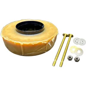 حلقة شمع تواليت معززة سميكة للغاية مع قرن بلاستيكي ومسامير تواليت مطلية بالزنك in Kuwait