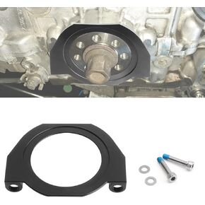 Crank Seal Guard Plate for BMW 335i 528i 135i 2008-2013 X1 X3 X5 S55 N54 N55 N52 Engines, Front Crankshaft Seal Engine Serpentine Belt Guards Protection Guards Plate Replacement (Black)