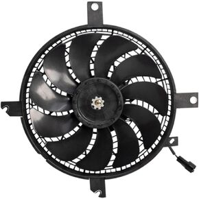 TRQ AC A/C Condenser Cooling Fan w/Motor Assembly for Suzuki XL-7 Grand Vitara