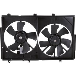 TYC 621820 Cooling Fan Assembly Compatible with 2003-2006 Mitsubishi Outlander, Black