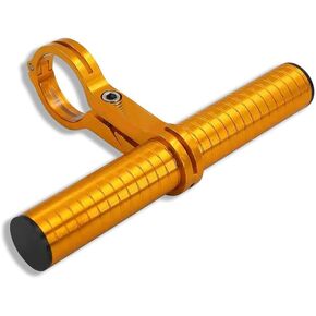 Bike Handlebar Extensions Aluminum Alloy, Aluminum Alloy Handlebar Bicycle Motorcycle, Bike Scooter Handlebar Extender with Double Mounting Clamp Bracket Red 1 Pcs