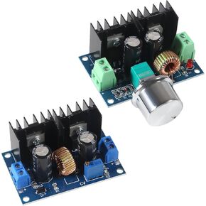 XH-M401 XL4016E1 8A 200 واط PWM قابل للتعديل 4-40 فولت إلى 1.25-36 فولت تيار مستمر تنحى محول فرق الجهد وحدة الطاقة (مجموعة 1 + 1 قطعة) in Saudi Arabia