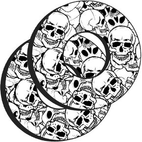 Official GripDonuts.com MX Grip Donuts for Dirt Bike Motorcycle BMX - Skulls