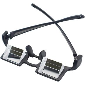 Prism Glasses Lazy Glasses Horizontal Position Glasses for lying down 90 Degree Glasses for Laying Down Reading and Watching TV