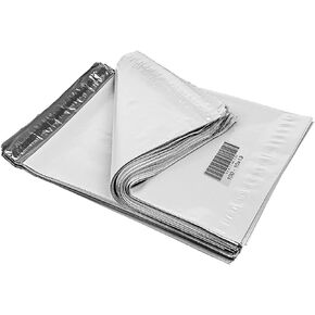 iMBAPrice Poly Mailers Shipping Envelopes Bags, 10 x 13 - inches, 100 Bags (White)