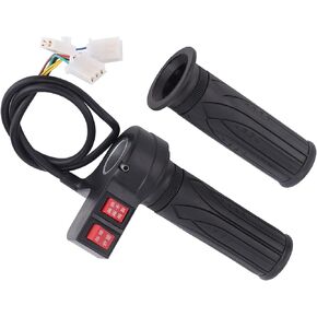 VGEBY 1Pair Electric Bike Throttle Grip, 3 Speed Control Throttle Hand Grips for Electric Bikes with Forward and Reverse Gear Electric Bicycle Accessories