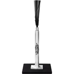 Baseball Batting Tee - Professional Hitting Tee for Baseball/Softball with Weighted Base,Flexible Rubber Top, Premium Aluminum Baseball Tee, Easy Adjust Height 24-46 inches For Kids or Adults