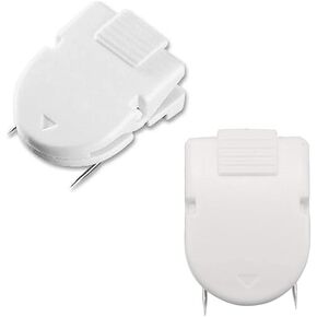 Panel Cubicle Clip for Fabric Panels, Standard Size, 40-Sheet Capacity, Pack of 20, White