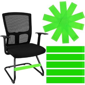24 Pieces Chair Bands Green Exercise Bands Stretch Foot Band Fidget Chair Bands for Kids Focus Attention Exercise Students Rubber Band for Chairs