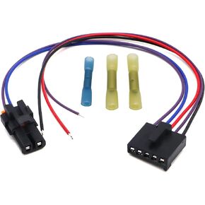 HiSport 3 Pins Blower Motor Resistor Connector Compatible with Chevy, GMC Silverado, Tahoe, Suburban, Sierra, Yukon XL - AC, 15-81773, 89018778, 89019351