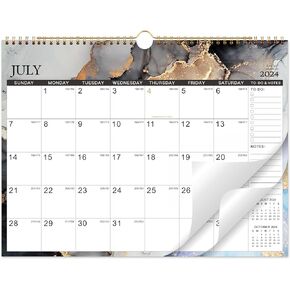 2025 Calendar - Wall Calendar 2025, 12 Monthly Calendar from Jan. 2025 - Dec. 2025, 12" x 17", 2025 Wall Calendar With Twin-Wire Binding - Green