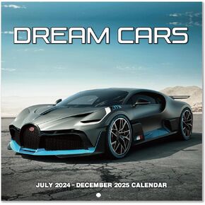 Coboll 2025 Calendar - Cars Calendar 2025, January - December 2025, 12 Months Calendar 2025, 11.6" x 11.6" Wall Calendar 2025, Car Calendar for Home, Office, School