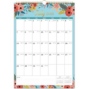 Wall Calendar 2025-2026 - Calendar 2025-2026 Wall, Jul. 2025 - Dec. 2026, 12" x 17", 2025-2026 Wall Calendar Large 18 Months with Twin-wire Binding, Perfect for Home & Office Planning