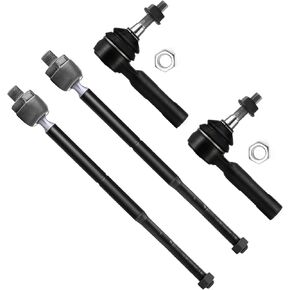 SCITOO 4pcs RWD Front Suspension Kit Inner Outer Tie Rod End Fit 2006-2010 For Dodge Charger 2008-2010 For Dodge Challenger 2005-2010 For Chrysler 300