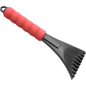 Car Ice Scrapers, Scratch Snow Removal Tool Winter Driving, Effective and Durable Automobile Shovel Foam Handle Cleaning Windshield Window Frost, Universal for Truck, SUV, Vehicles (Black)