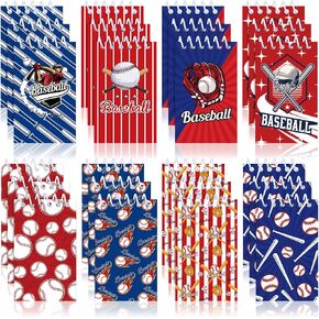 Yinder 24 Pcs Baseball Mini Notepads Baseball Party Favors Sports Mini Notepads Baseball Small Notebooks Spiral Memo Pad 2.36 x 3.94 Inch for Boys Girls Student Teacher Classroom Office School Reward